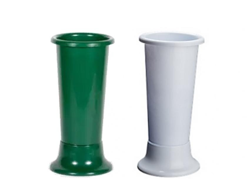 Portafiori Ideal H 35 dm. 14  - Sconti per Fioristi e Aziende - Colore: Bianco o Verde