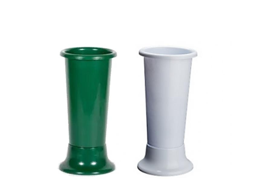 Portafiori Ideal H 24 dm. 12 bianco o verde - Sconti per Fioristi e Aziende