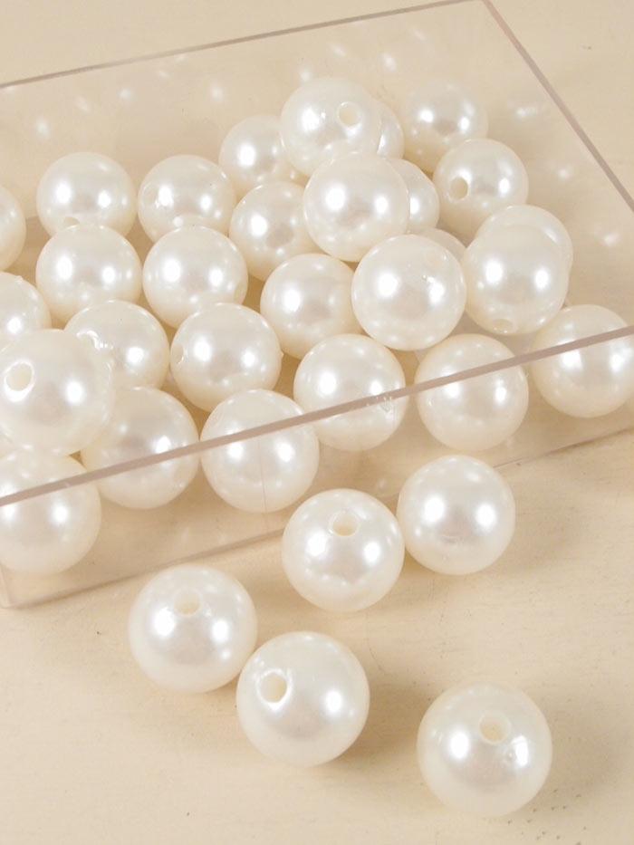 Perle. forate dm. 08 mm  - Sconti per Fioristi e Aziende Oasis - Confezione 144 perle
