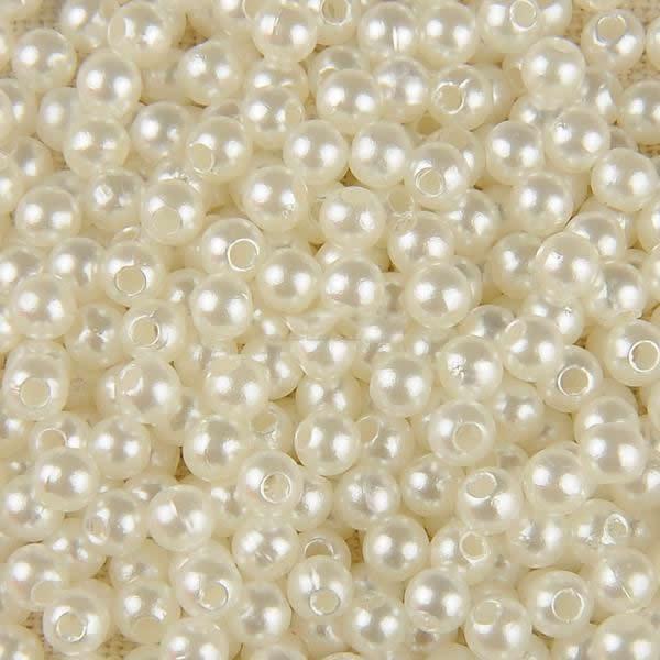 Perle. forate dm. 08 mm  - Sconti per Fioristi e Aziende Oasis - Confezione 144 perle
