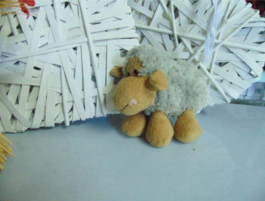 Pecorella Grigia H 15  Peluches Bouclè - Sconti per Fioristi e Aziende