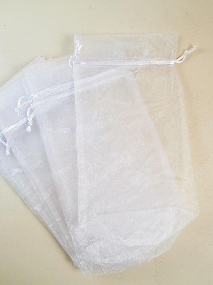 Sacchetto Portaconfetti cm. 7,5 x 10 in Organza con tirante - Sconti per Fioristi e Aziende