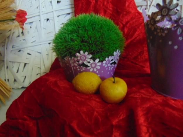 Ciotola Fiorita dm. 16 in Latta traforata Lavanda - Sconti per Fioristi e Aziende