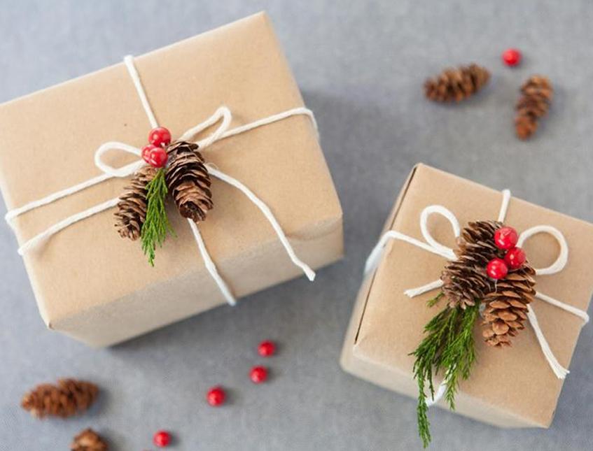 Pigne steccate x 6 glitterate  Oro o Argento - Sconti per Fioristi e Aziende