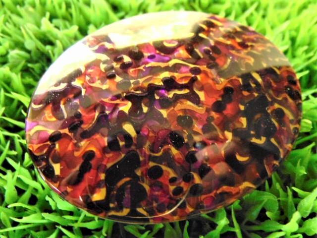 Fermaglio oval tartara madreperla 7 x 5,5 - Sconti per Fioristi e Aziende