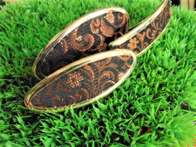 Fermaglio arabesco bordo oro 11 x 5 - Sconti per Fioristi e Aziende