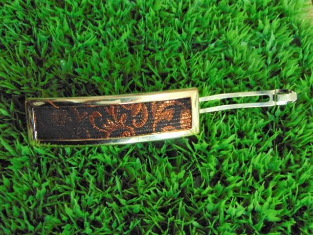 Fermaglio arabesco bordo oro 11 x 5 - Sconti per Fioristi e Aziende
