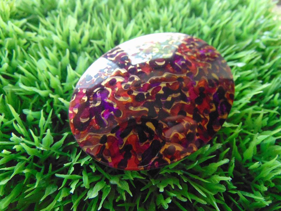 Fermaglio oval tartara madreperla 7 x 5,5 - Sconti per Fioristi e Aziende