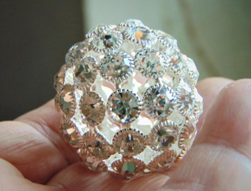 Sfera Strass Swarosky  - Sconti per Fioristi e Aziende - dm. 28 e 40 mm.