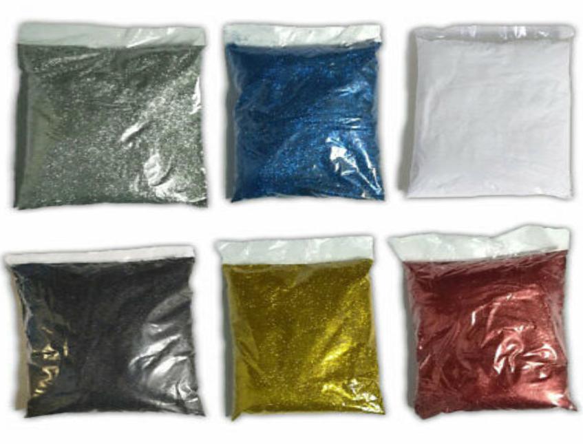 Glitter fine busta Kg. 1 - Sconti per Fioristi e Aziende - Colori diversi