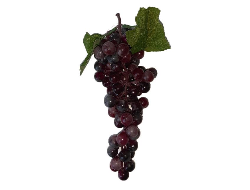 Uva x 85 violetta artificiale in plastica - Sconti per Fioristi e Aziende e Wedding . - cm. 31