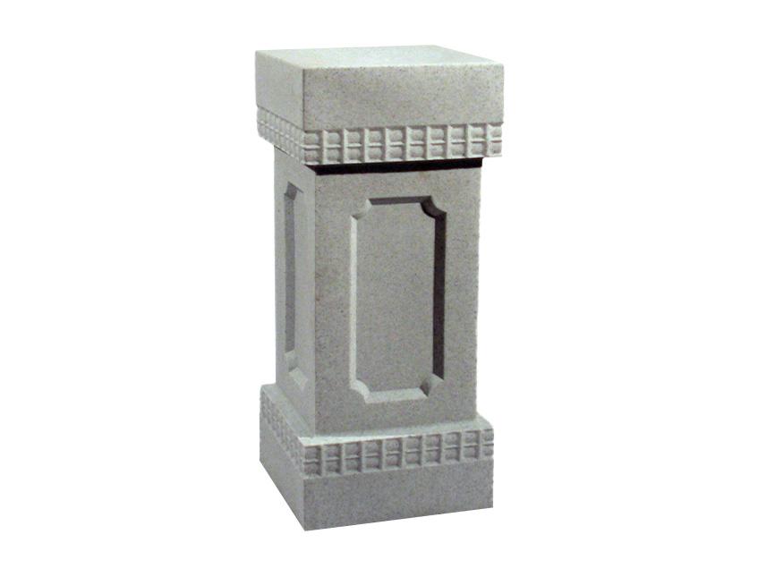 Pilastro in plastica H 80 - Sconti per Fioristi e Aziende . - L.40x40 effetto Granito