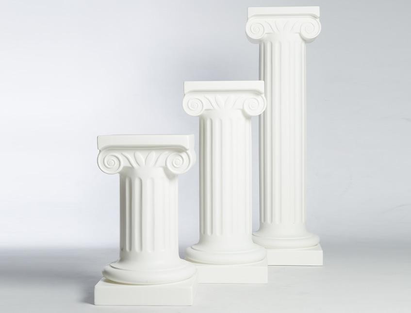 Colonna Romana in plastica - Sconti per Fioristi e Aziende . - H 50/70/100