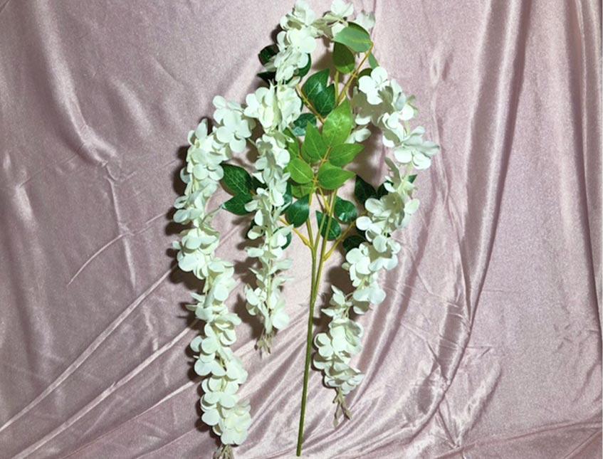 Maggiociondolo Bianco  H 107 - Sconti per fioristi e aziende . - In poliester