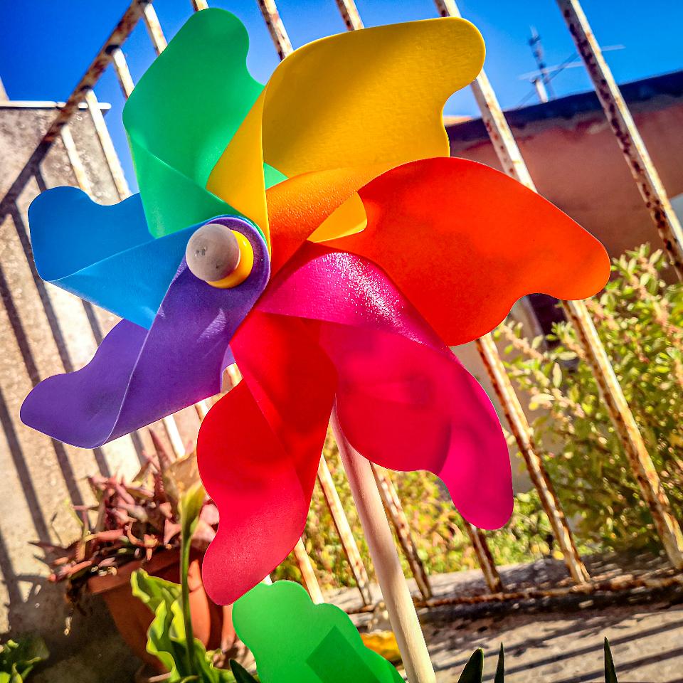Girandola Multicolor H 55  dm.27 - Sconti per Fioristi e Aziende