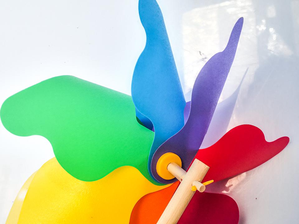 Girandola Multicolor H 55  dm.27 - Sconti per Fioristi e Aziende