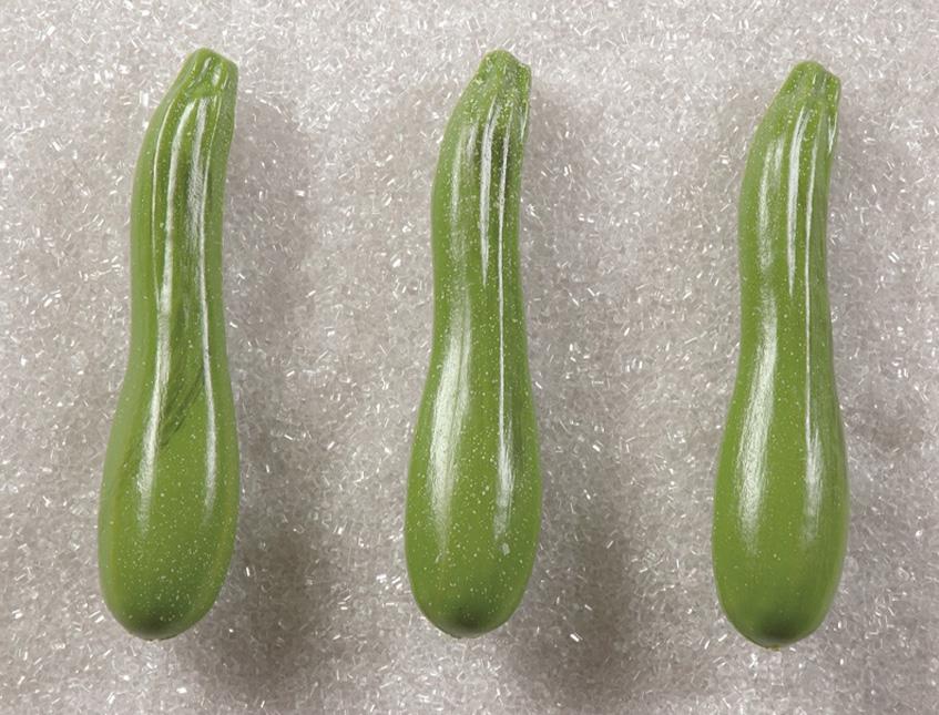 Zucchine artificiale in plastica cm.4 x 18 Sconti per Fioristio e Aziende .