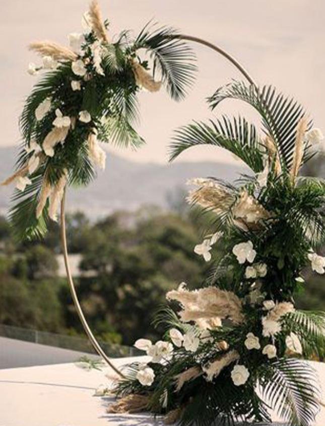 Cerchio Matrimonio dm. 200 - Sconti per fioristi e aziende . - Oro Componibile