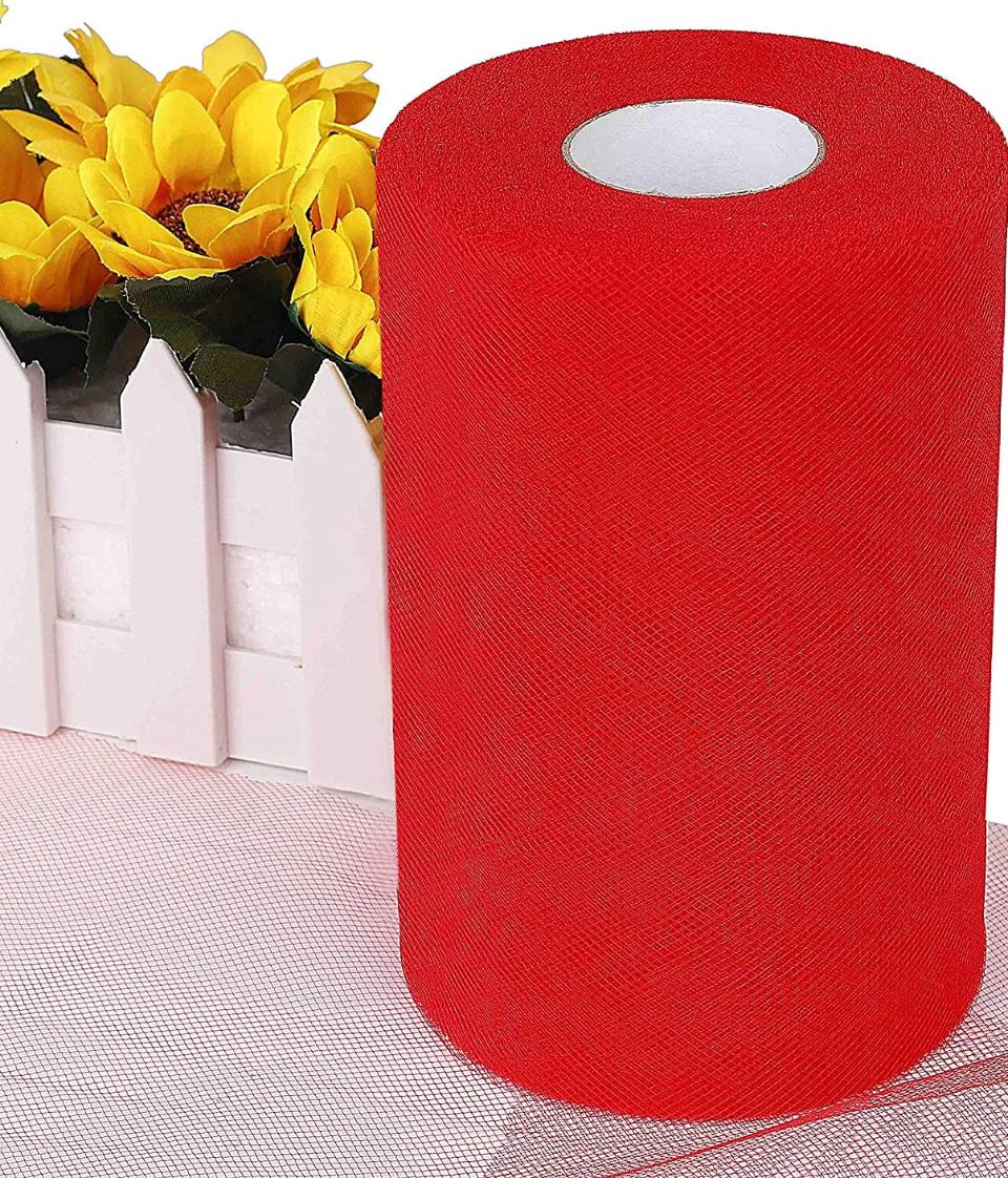 Tulle H 25 x 100 mt. Import - Sconto per Fioristi e Aziende - Solo Bianco, Avorio, Rosso