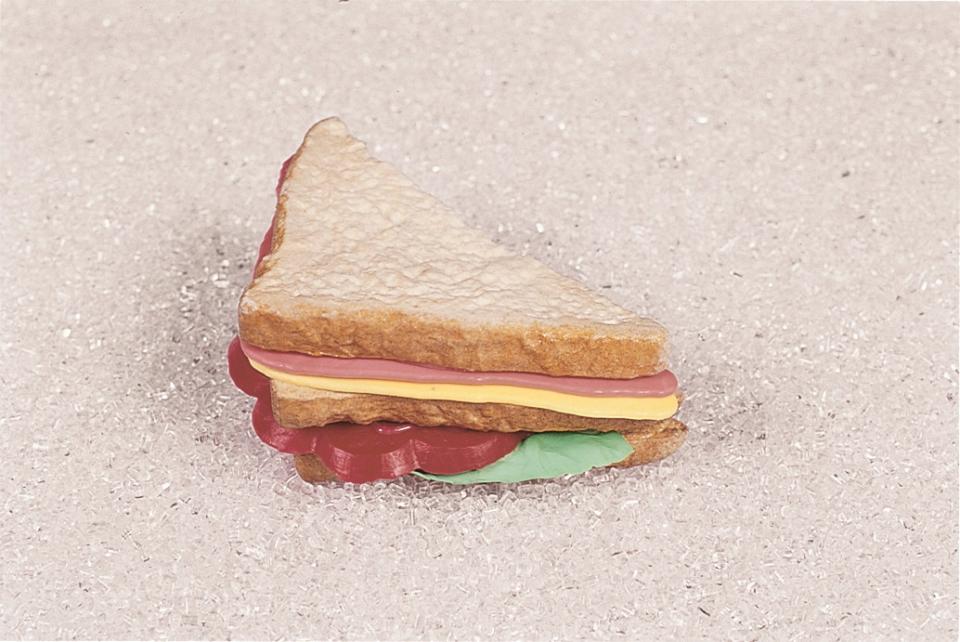 Club Sanwich 1/4 artificiale in plastica - Sconti per Fioristi  e Aziende . - cm 14.5x8