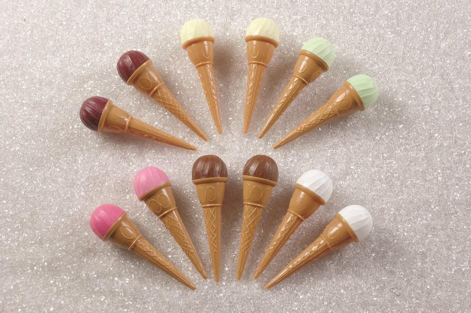 Coni gelato assortiti artificiali in plastica Sconti per Fioristi, Wedding e Aziende .
