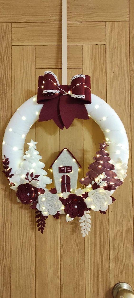 Coroncina polistirolo Ø 25 cm. a base piatta Sconti per Fioristio, Wedding e Aziende