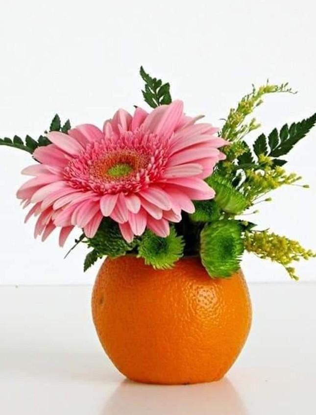 Arancia artificiale in plastica  - Sconti per Fioristi e Aziende e Wedding . - dm. 7.5 cm H. 7