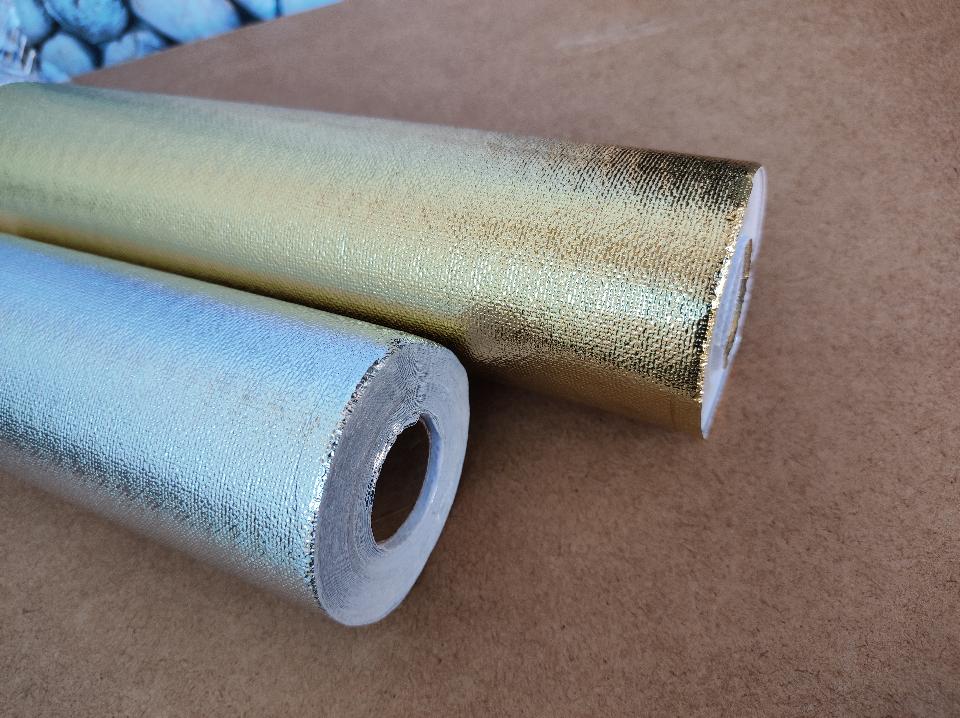 Bobina Lamina Metallizzata - Sconti per Fioristi e Aziende - H 50 x 10 Yds Walldrop Type