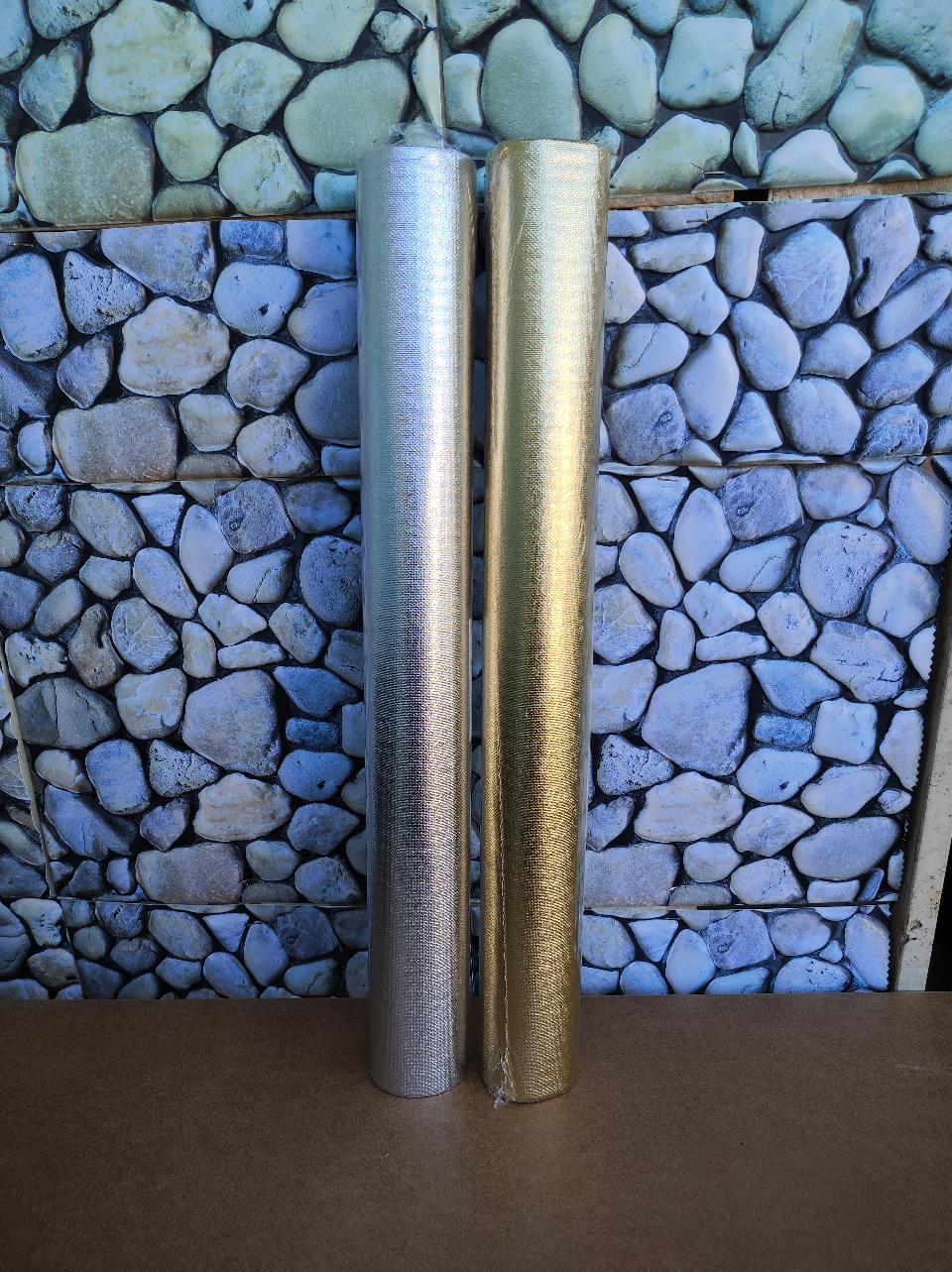 Bobina Lamina Metallizzata - Sconti per Fioristi e Aziende - H 50 x 10 Yds Walldrop Type