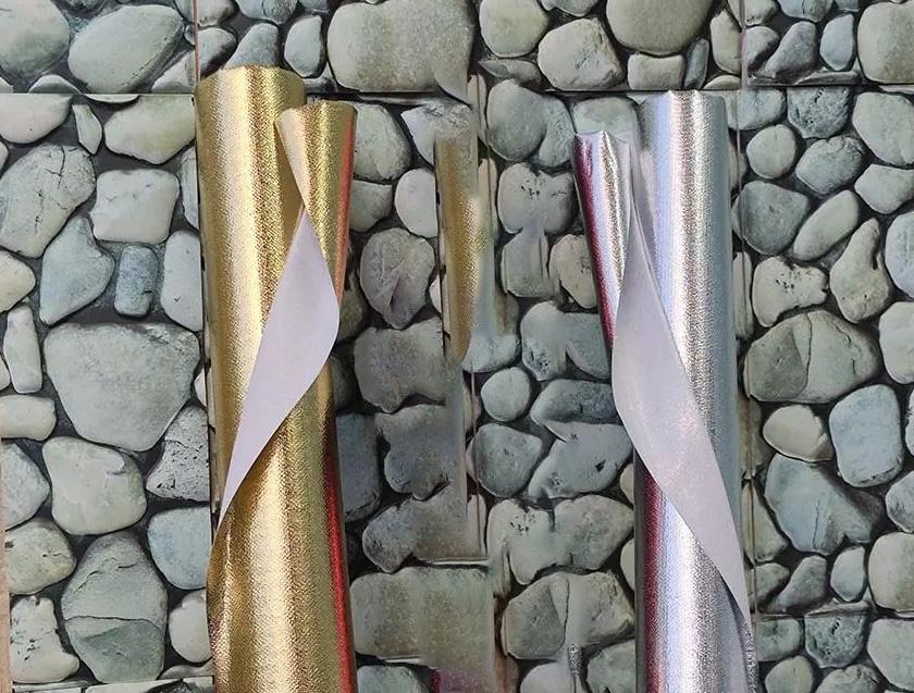 Bobina Lamina Metallizzata - Sconti per Fioristi e Aziende - H 50 x 10 Yds Walldrop Type