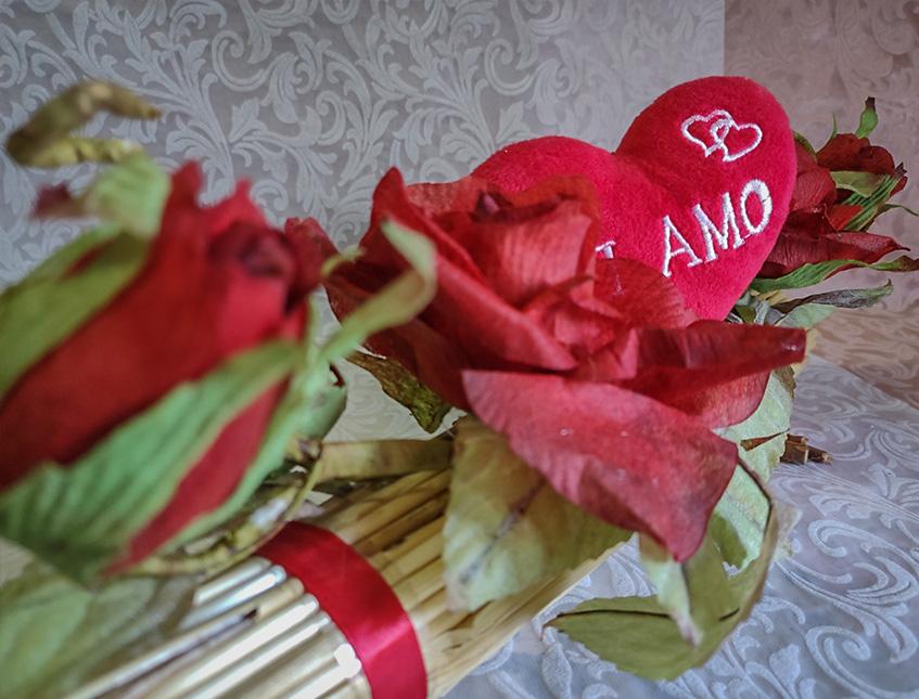 Tronchetto di San Valentino cm. 32 Sconti per Fioristi, Wedding e Aziende