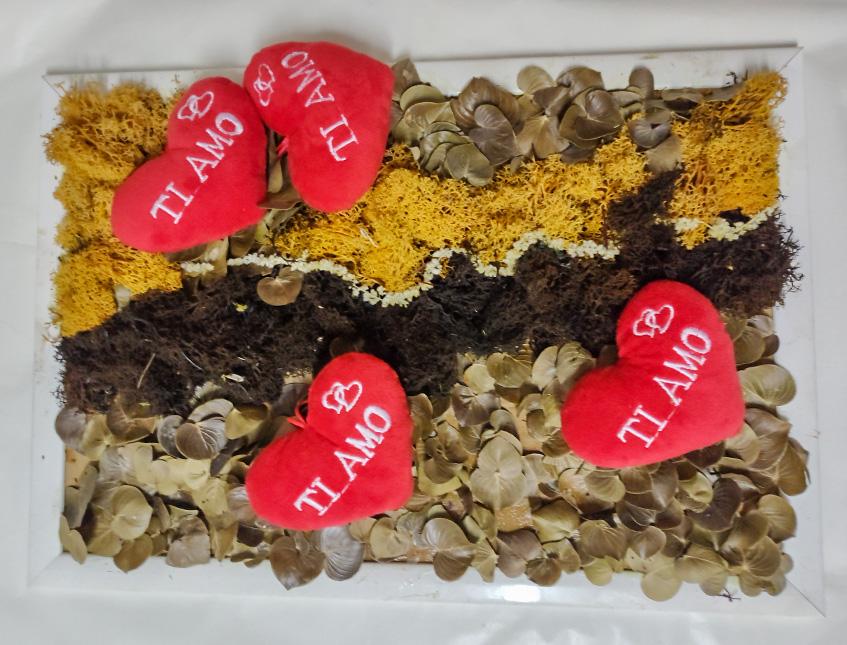 Cuscino Cuore Velluto Rosso - Sconti per Fioristi e Aziende - Adattio per San Valentino