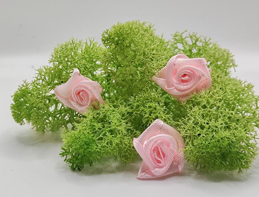 Roselline Raso con adesivo - Sconti per Fioristi e Aziende - Box x 30 Roselline