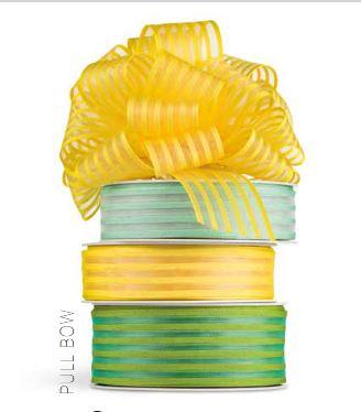 Nastro Organza Rigato - Sconti per Fioristi e Aziende - mm. 45  x 10 mt.