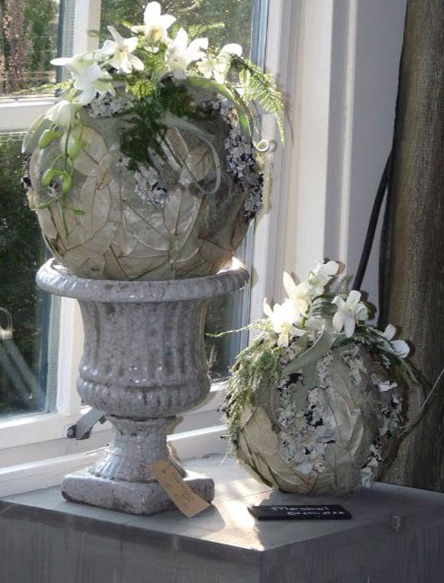 Sfera Polistirolo Ø cm. 30 Aperta Sconto per Fioristi, Wedding