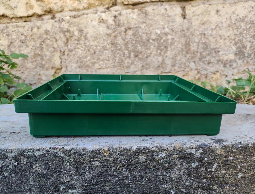 Portaspugna quadrato cm. 22 x 23 H 6 per 2 spugne - Sconti per Fioristi e Aziende Plastec