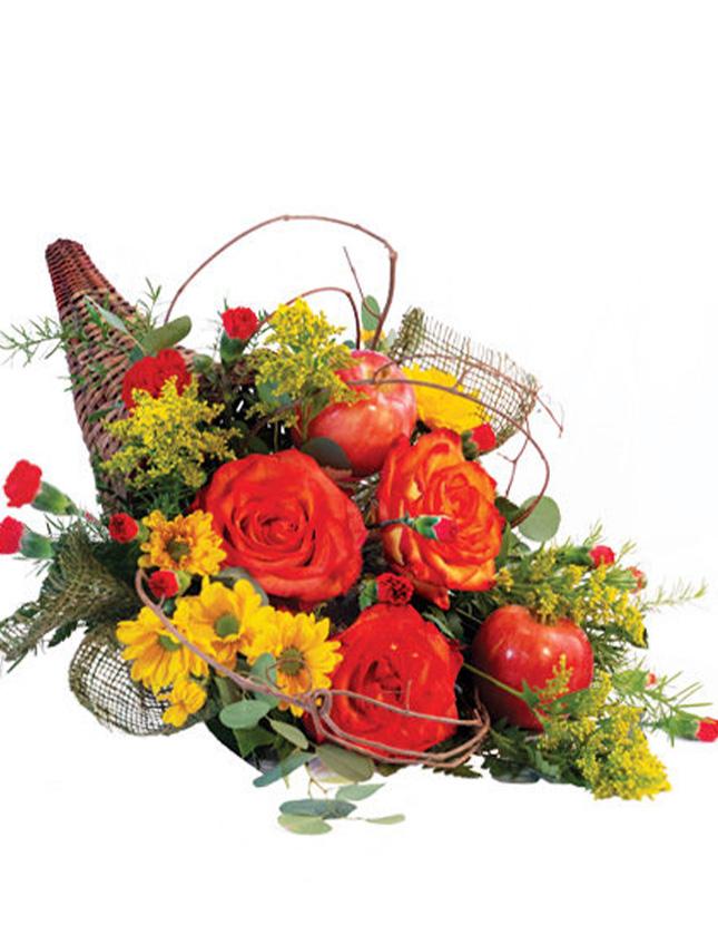 Cornucopia Mini cm.15 in salice naturale - Sconti per Fioristi e Aziende