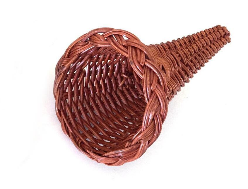 Cornucopia Mini cm.15 in salice naturale - Sconti per Fioristi e Aziende