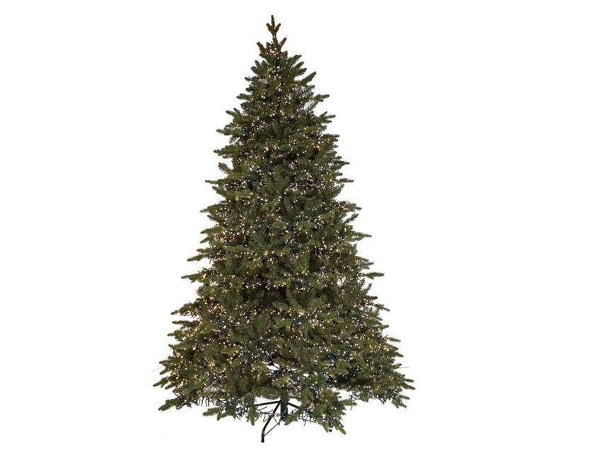 Albero Luxury abete c/ Led -  Sconti per Fioristi e Aziende - H 180/210/240 in PE+PVC