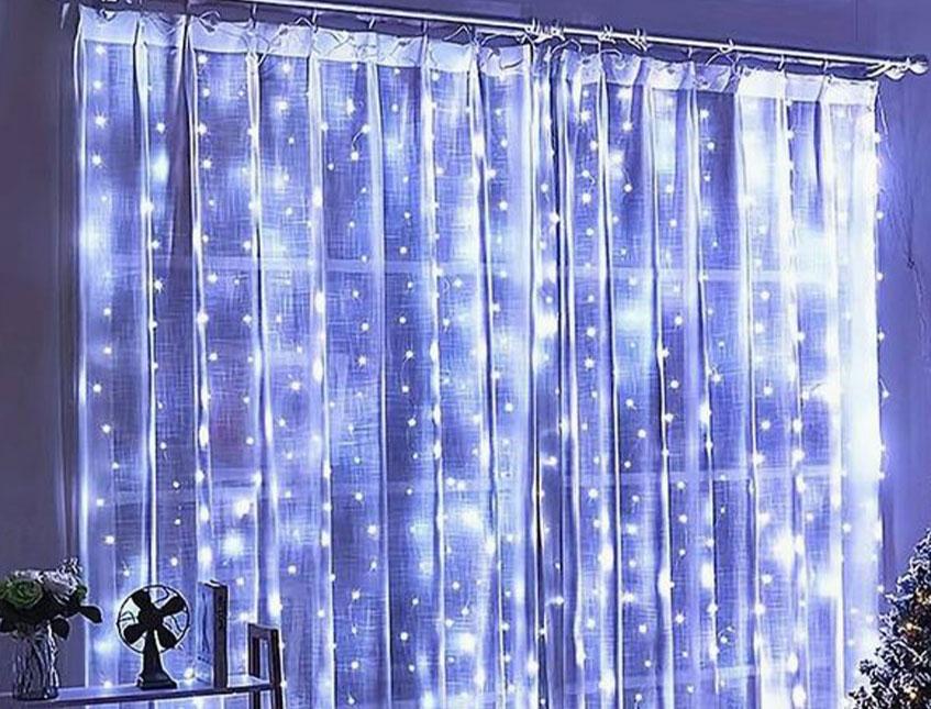 Tenda Mt.3 H 2 Connettibile - Sconti per Fioristi e Aziende - con 660 Led a Cascata