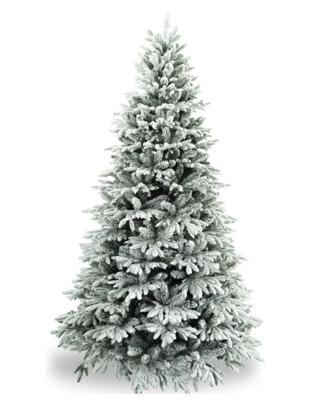 Albero Canada innevato-  Sconti per Fioristi e Aziende . -  H 150/180/210/240/270 in PE+PVC
