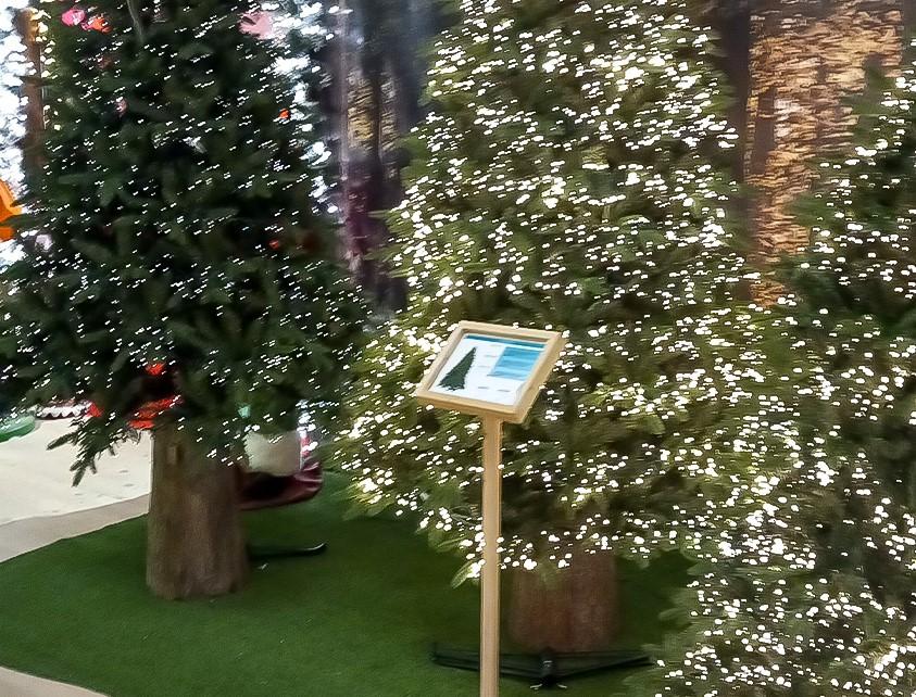 Tronco per albero di natale - Sconti per Fioristi e Aziende . - H 43 x 12 Kg in Cemento