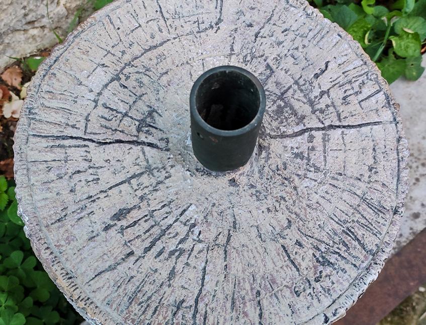 Tronco per albero di natale - Sconti per Fioristi e Aziende . - H 43 x 12 Kg in Cemento