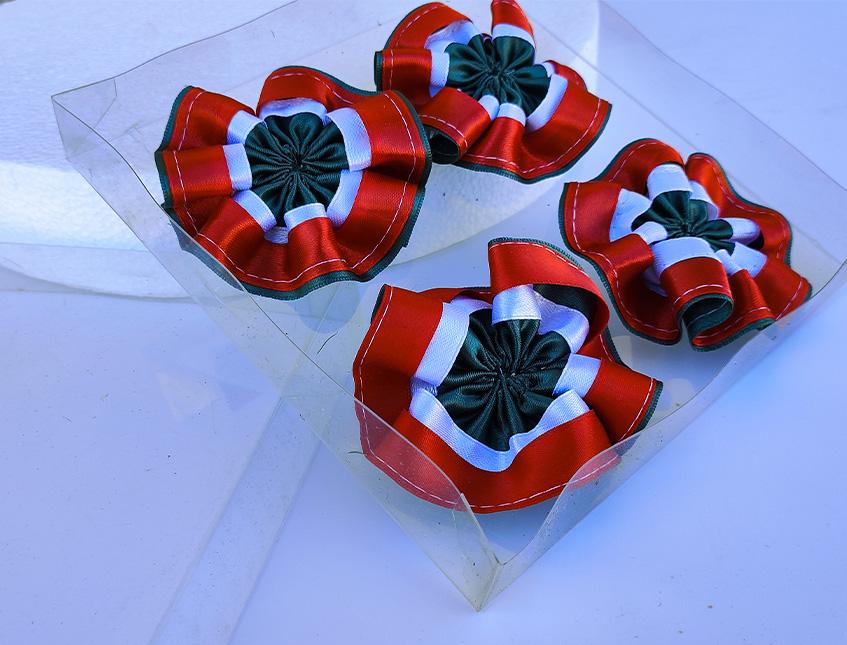 Coccarda tricolore con spilla per commemorazioni - Sconti per Fioristi e Aziende - Diametro cm. 8