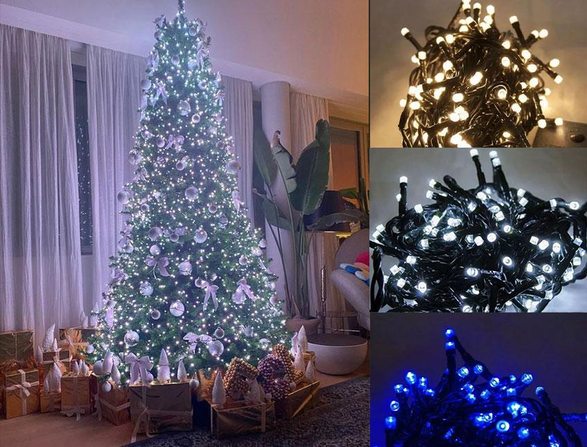 Filo 300 Luci Led da mt.18,5 - Sconti per Fioristi e Aziende - Int/Est. Calda/Fredda/Multicolor