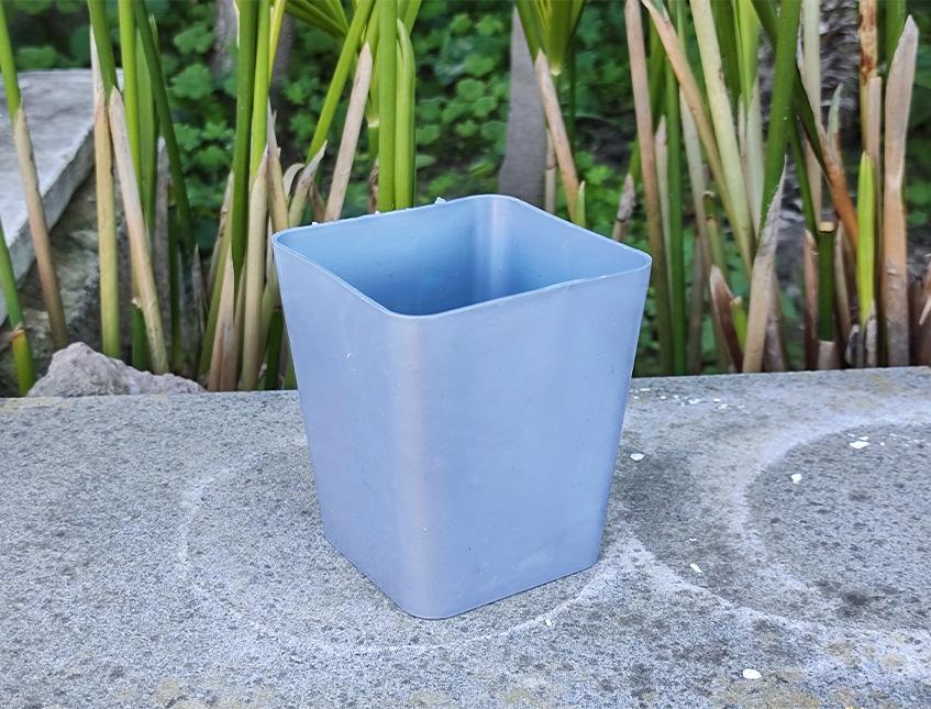 Vasetto quadro in plastica cm. H 8.5 - Sconti per Fioristi e Aziende