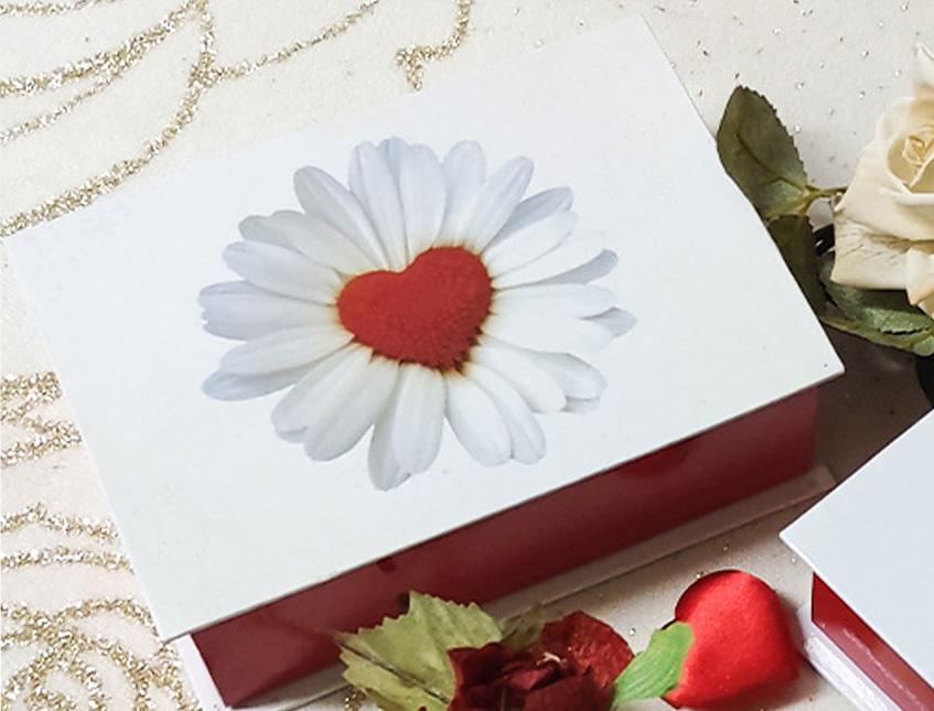 Scatole x 2 con cuore  - Sconti per Fioristi e Aziende - Adatto x San Valentino