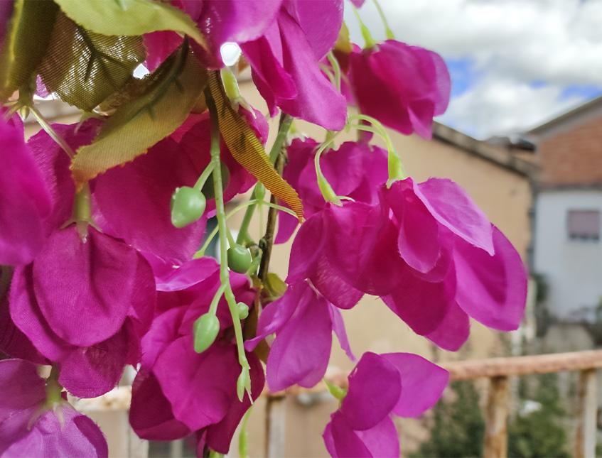 Bouganvillea cadente Fuxia H 130 cm Artificiale - Sconti per Fioristi e Aziende e Wedding