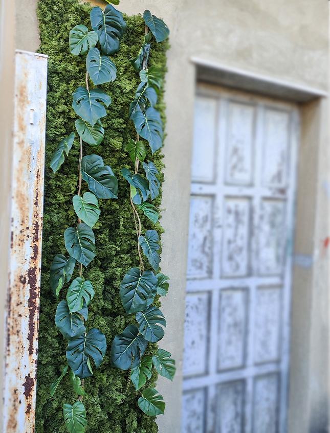 Filodendro garland H 185 - Sconto per Fioristi e Aziende . - Cadente in poliester animato