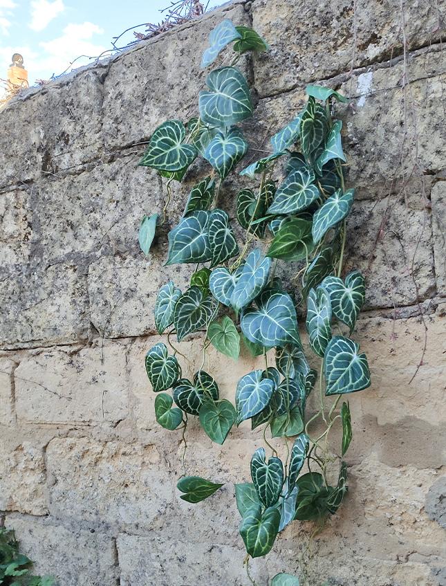 Anthurium garland H 110 - Sconto per Fioristi e Aziende . - Cadente in poliester